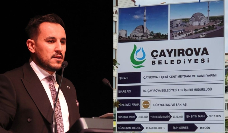 CHP’Lİ BARAN AYDIN 6 YILDIR BİTMEYEN KENT MEYDANINI SORDU