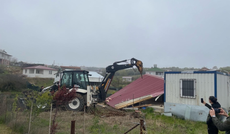 Kandıra’da, Kaçak Yapıyla Mücadele Kararlılıkla Sürdürülüyor