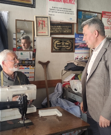 Başkan Ölmez’den Kandıra Çarşı Esnafına Ziyaret 1