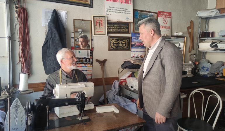 Başkan Ölmez’den Kandıra Çarşı Esnafına Ziyaret