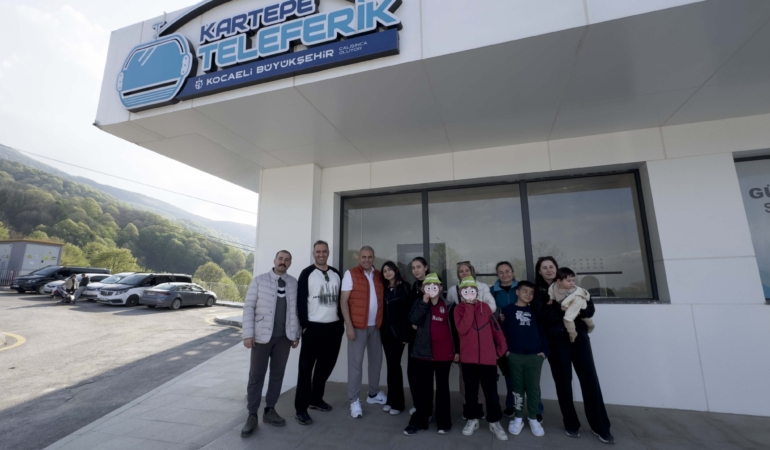 Kartepe Teleferik bayram tatilinde yoğun ilgi gördü
