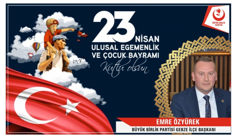 23 Nisan Ulusal Egemenlik Ve Çocuk Bayramı