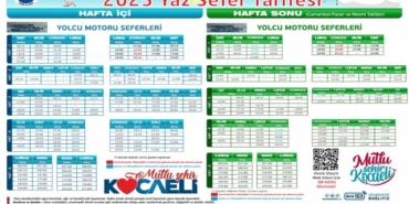 Deniz ulaşımında 110 seferle yaz