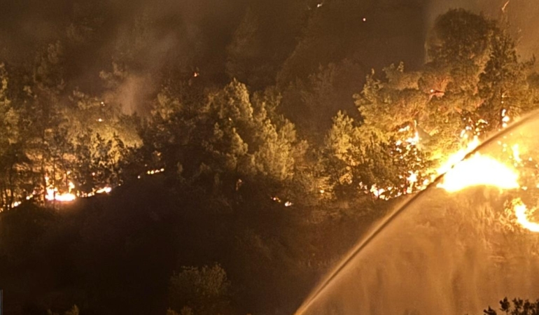 Büyükşehir A Takımı, yangınlar için seferber oldu