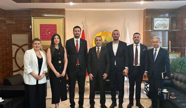 Başkan Fatih Işık Ve Yönetim Kurulu Heyetinden Bakan Yardımcısı Tuzcu’ya Ziyaret