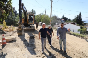 Başkan Çalık, Fen İşleri Çalışmalarını Yerinde İnceledi (10)