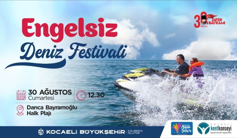 Büyükşehir’in 5. Engelsiz Deniz Festivali için geri sayım başladı