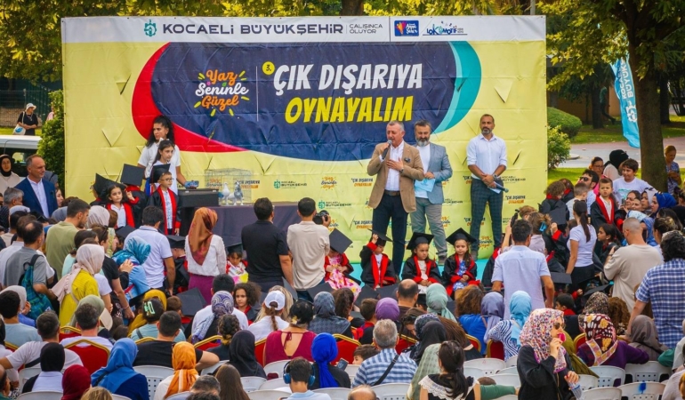 Lokomotif Çocuk Köyü’nde mezuniyet töreni: Büyükakın: “Burası hayata atılan ilk adım