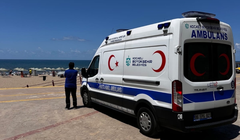 Nakil Ambulans sahillerdeki nöbetini tamamladı