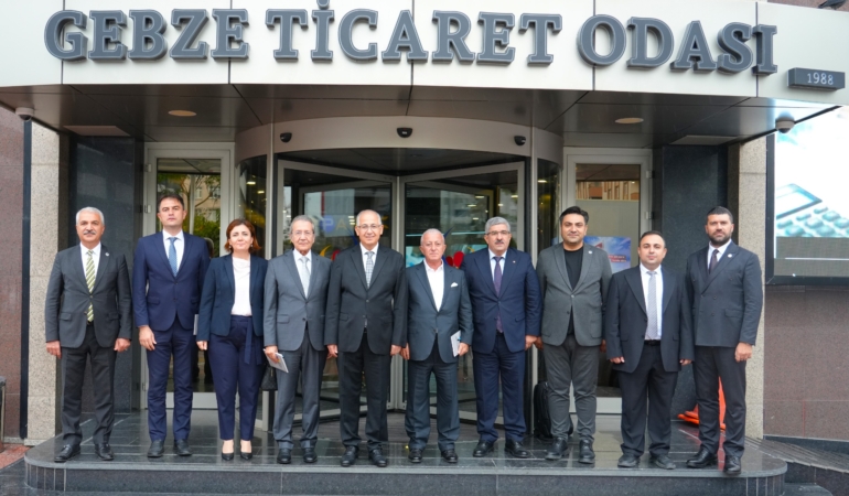 GebzeTicaret Odası, Kocaeli Üniversitesi Teknopark yönetim kurulu toplantısı’na ev sahipliği yaptı