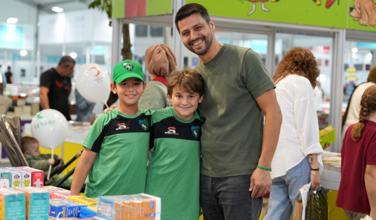 Babalar ve çocuklar kitapların kalbinde buluştu