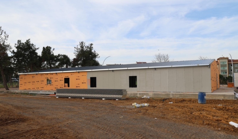 Gebze’de Geçici Kaymakamlık Binasın da Çalışmalar Sürüyor