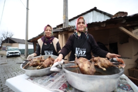 Eseler Köyü'nde Kaz Bayramı öncesi imece bereketi (18)