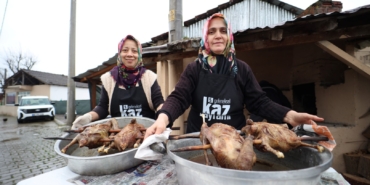 Eseler Köyü'nde Kaz Bayramı öncesi imece bereketi (18)