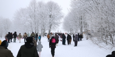 Kuzuyayla'da kar keyfi kış masalına dönüştü (2)