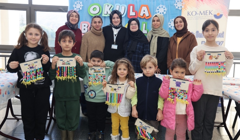 Minik KO-MEK'liler _Okula Bi' Mola_ da buluştu (7)