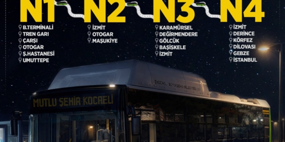 Kocaeli'de ulaşım artık 24 saat (10)