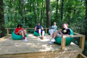 Orman Kütüphanesi'nde okuma keyfi bir başka (1)