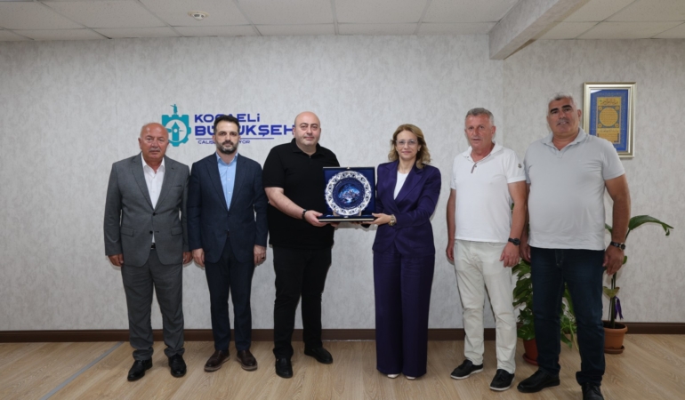 Gürcistan Kutaisi heyetinden Büyükşehir’e ziyaret