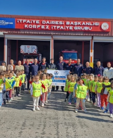 Minikler İtfaiyeyi yakından tanıdı (7)